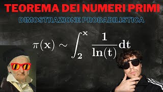 DIMOSTRAZIONE DEL TEOREMA DEI NUMERI PRIMI CON LA PROBABILITÀ [upl. by Koah]