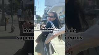 ROSALÍA pone de moda esta bolsa del SUPERMERCADO 👸🏻 rosalia brigittetanaka moda [upl. by Sacttler524]