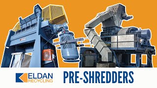 ELDAN Primary Shredders for Tyres Cable Electronics MSW and more [upl. by Mcmurry916]