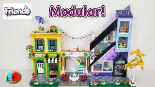 Downtown Flower amp Design Shops Speed Build  Lego Set 41732 [upl. by Ojeibbob607]