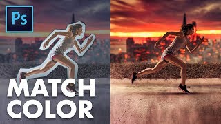 How to Match Color and Light in Photoshop 3STEP PROCESS [upl. by Birecree]