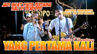 Yang Pertama Kali  PANCE PONDAAG Live Ngamen Tri Suaka Ft Nabila [upl. by Atinihs]