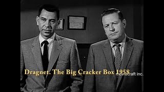 Dragnet The Big Cracker Box 1958 NBC Network Badge 714 starring Jack Webb and Ben Alexander [upl. by Hsirahc377]