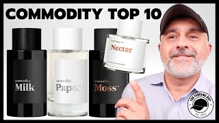 TOP 10 COMMODITY FRAGRANCES  Book Scent Space Collection Review  Price Increases Coming [upl. by Rhona300]