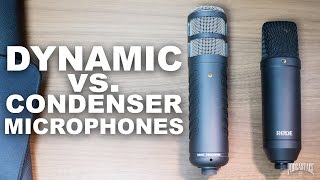 Dynamic vs Condenser Microphones Whats the Difference [upl. by Norah]