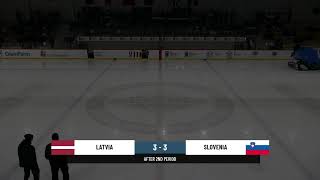 LAT vs SLO  2024 IIHF Ice Hockey Womens World Championship Division I Group B [upl. by Tabber]