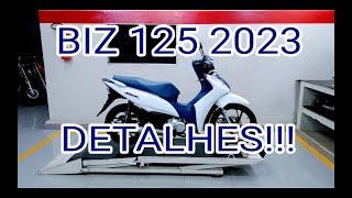 BIZ 125 BRANCAAZUL 2023 DETALHES [upl. by Aihsiym]