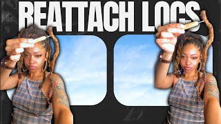 How To Reattach Locs EASY [upl. by Renee505]