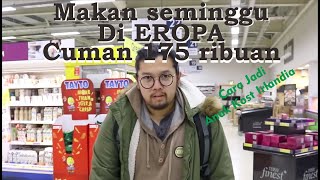 Anak kost Irlandia  makan seminggu di eropa cuman 100 ribuan rupiah loh [upl. by Aimo]