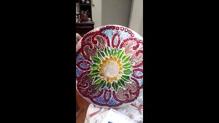 Diy mandala de latonagem  parte 2 [upl. by Anidnamra748]