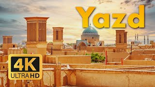 Yazd Iran 4K Walking Tour  Sufi MusicSama  کوچه‌گردی در یزد [upl. by Ardnak]