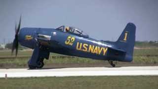 F8F Bearcat amp F4U4 Corsair Punta Gorda FL Airshow 2012 [upl. by Ayin]