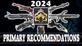 Warframe  Primary Weapon Recommendations For Each Mastery Rank 2024 [upl. by Badger]