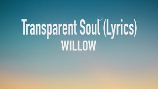 WILLOW  Transparent Soul Lyrics Video ft Travis Barker [upl. by Assilam]