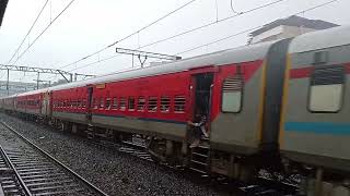 11055 Down Mumbai LTT  Gorkhpur Godan Express 12812 Up Hatia  Mumbai LTT SF Express Passing Kopar [upl. by Ardnossak]