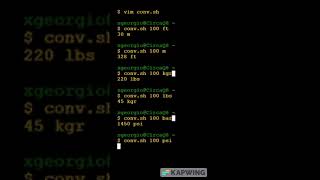 Preview Unit conversions in Bash ambient terminal bash shortvideo shorts short shortsvideo [upl. by Nylynnej137]