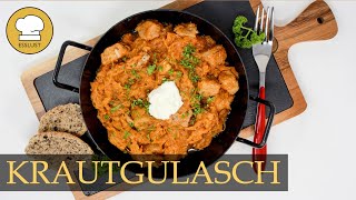 Deftiges KRAUTGULASCH  ungarische Küche [upl. by Illa]