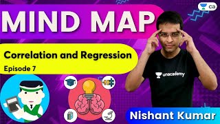 Correlation and Regression  Mind Map Revision  E7  Maths  Nishant Kumar  CA Foundation Pro [upl. by Chemarin]