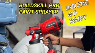 Buildskill Pro Paint Sprayer Unboxing  Paint Sprayer Machine [upl. by Azial353]