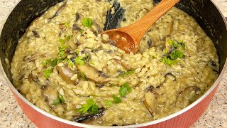 🔥🤤Bereiten Sie diese RISOTTO mit PILZEN zu einfaches und leckeres Rezept 🔥🤤 [upl. by Scoville459]