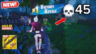 45 Elimination Solo Vs Squads “Zero Build” Gameplay Win Fortnite Chapter 5 [upl. by Asor]