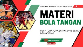 Materi Teknik Dasar Bola Tangan amp Praktik Bermain Bola Tangan  SMP KELAS 9 [upl. by Sallee]