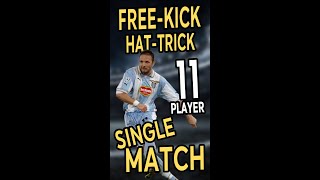 11 Players HatTrick free kicks in a single match hattrick freekick [upl. by Georgeanna]