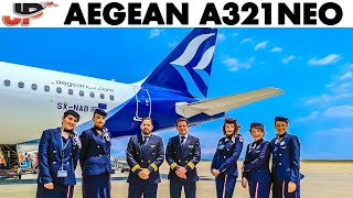 AEGEAN🇬🇷 Airbus A321NEO Athens Takeoff  Walkaround [upl. by Troyes]