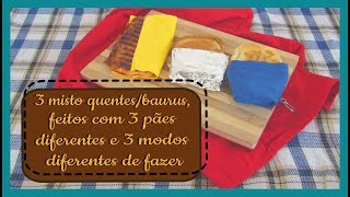 COMO FAZER MISTO QUENTE COM E SEM SANDUICHEIRA  COZINHA AMOR E DIVERSÃO 90 [upl. by Myra934]