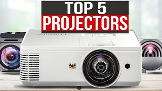 TOP 5 Best Home Theater Projector 2023 [upl. by Yerffoj]