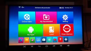 MK809 Plus MediaBox launcher settings [upl. by Nami]