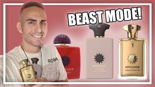 Top 10 LONGEST LASTING Amouage Fragrances  Beast Mode Niche Perfumes [upl. by Ashleigh]