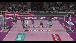 Khalia Lanier  Imoco Conegliano Volleyball Highlights [upl. by Ahseuqal]