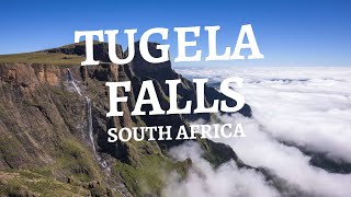 Tugela falls South Africa Worldwide everything  Enjoy the nature [upl. by Ahsinna877]