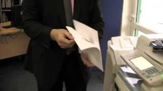 Making Booklets or Brochures on a Ricoh Copier httpwwwthedigitalofficecouk [upl. by Salinas]