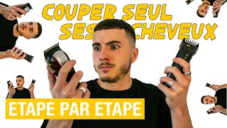 Comment se couper seul les cheveux  SPECIAL CONFINEMENT  Etape par Etape [upl. by Aicek]