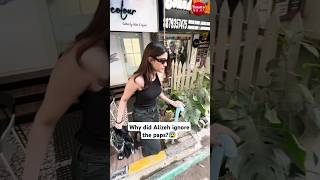 salmankhan s niece alizehagnihotri brutally ignores the paps leaves without posing for pictures [upl. by Marlon]