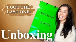 UNBOXING MY NEW BOTTEGA VENETA BAG UNPLANNED PURCHASE YOU WONT BELIEVE THE COLOR [upl. by Tiny]