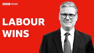 Labour wins UK general election with Keir Starmer to be next prime minister  BBC News [upl. by Lilian]