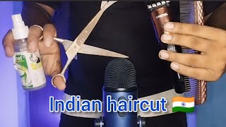 ASMR Indian Hair Cut 🇮🇳 [upl. by Austin54]