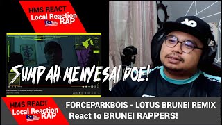 FORCEPARKBOIS  LOTUS BRUNEI REMIX  Malaysia Reaction [upl. by Esorbma]