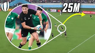 UNBELIEVABLE Try Assists from Long Passes  Rugby World Cup [upl. by Deb]