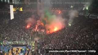 Pao vs Maccabi 86  85  Atmosphere  G13  1080p [upl. by Anelle]