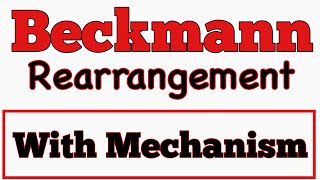 Beckmann Rearrangment with Mechanism  Very Easy Method [upl. by Lain]