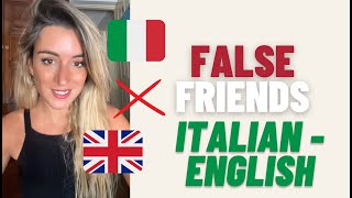 3 common FALSE FRIENDS in Italian ❌  Shorts YouTubeShorts [upl. by Einnok610]