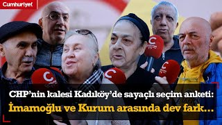 CHPnin kalesi Kadıköyde sayaçlı seçim anketi Ekrem İmamoğlu ve Murat Kurum arasında dev fark [upl. by Ahsiened]