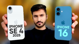 iPhone SE 4 Vs iPhone 16  Comparison [upl. by Dani952]