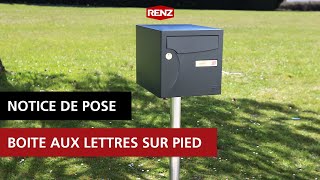 Comment poser sa boite aux lettres sur pied [upl. by Salhcin]