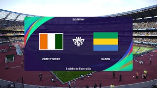 Côte dIvoire vs Gabon 07062024 FIFA World Cup Qualification CAF PES 2021 [upl. by Standish333]