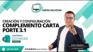 Configuracion y creacion de Carta Porte 31 en Comercial CONTPAQi [upl. by Lorenza]